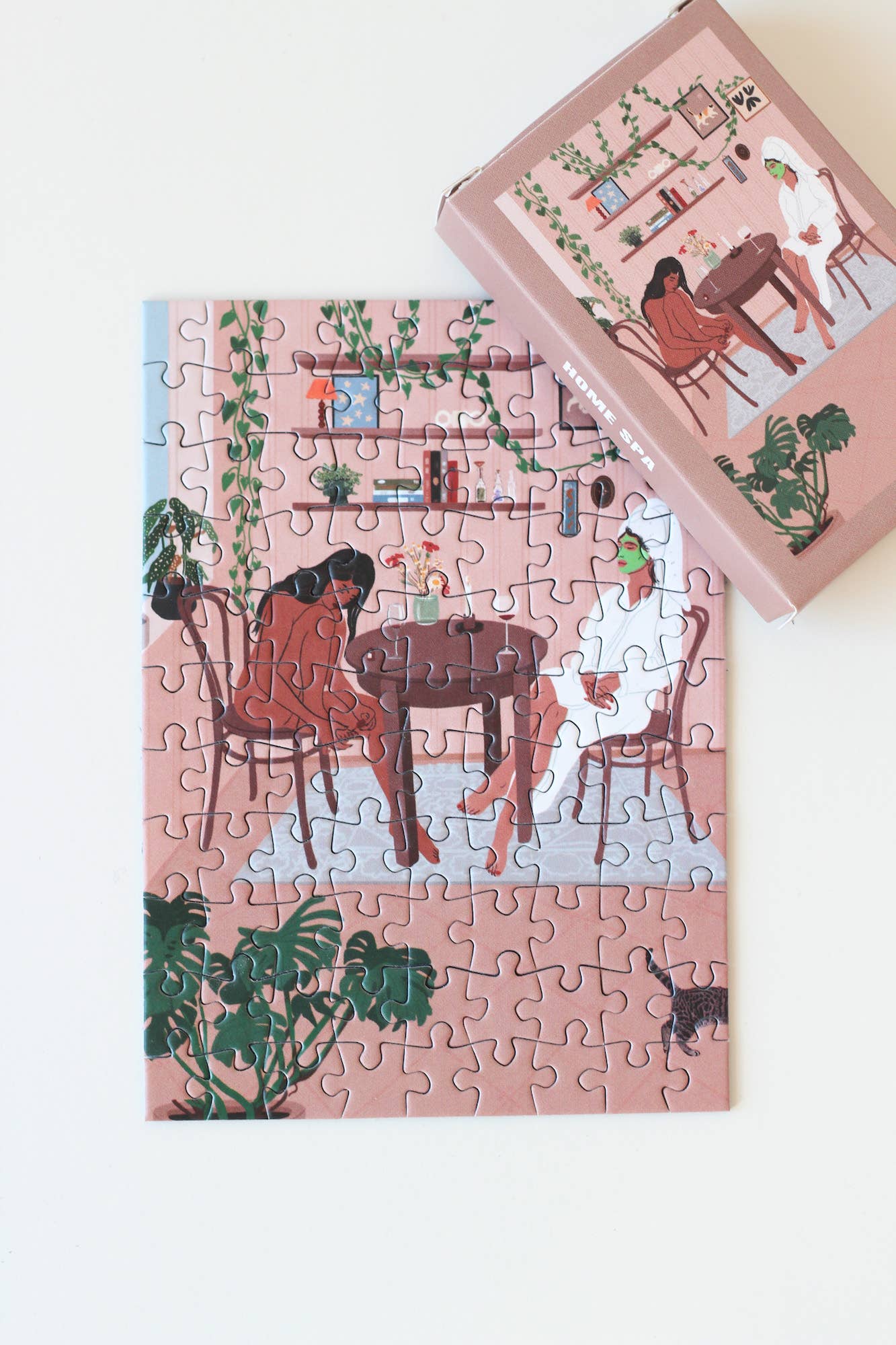 Mini-Puzzle Home Spa, 99 Teile - ROSA ECK Concept Store