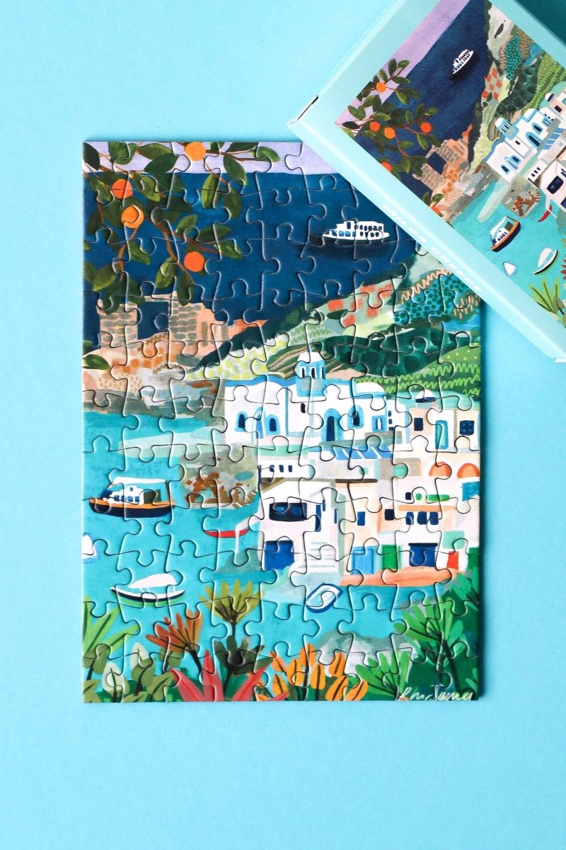 Piecely Puzzles - MILOS GREECE Mini - Puzzle - ROSA ECK - , ,