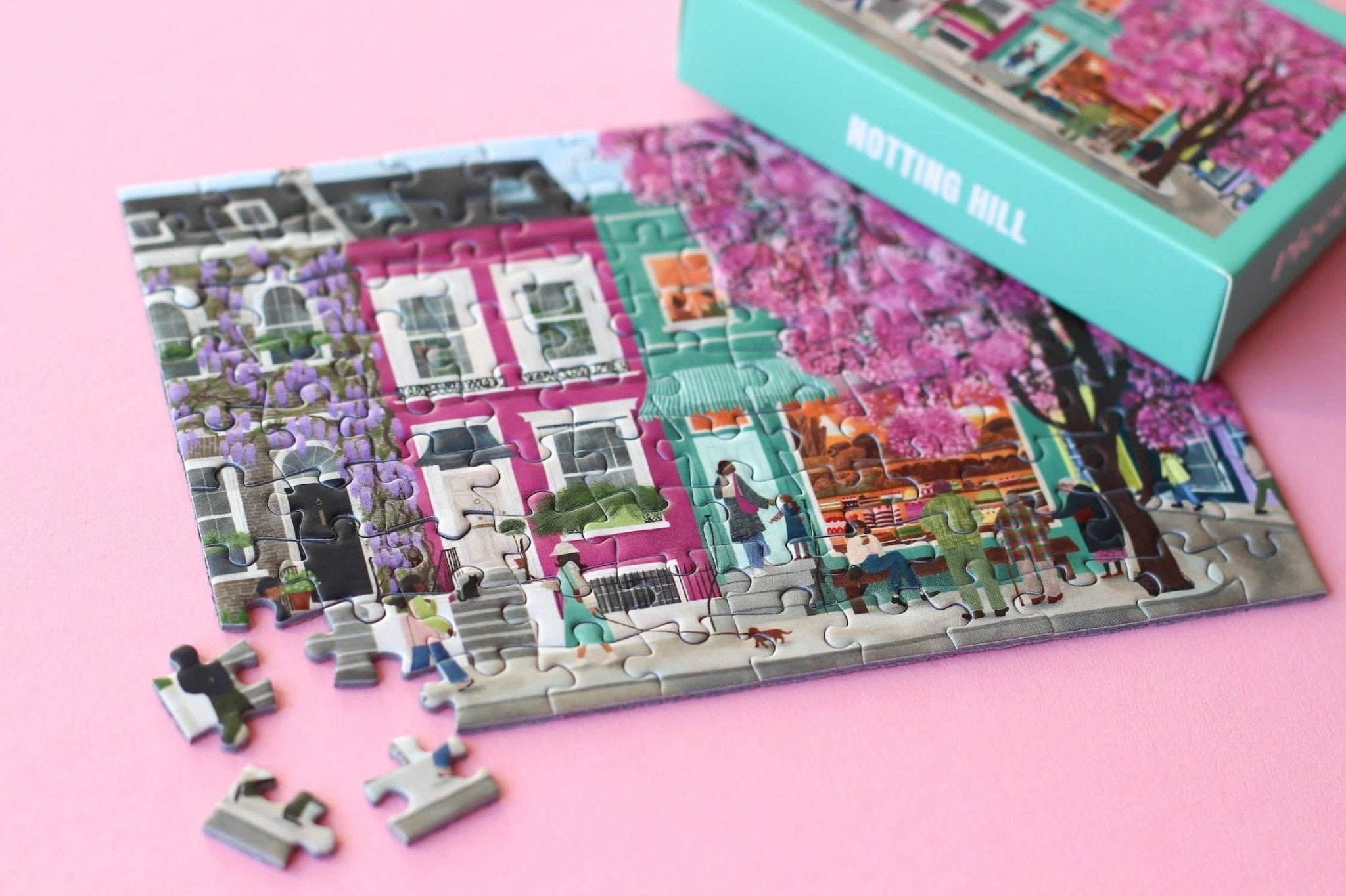 Piecely Puzzles - NOTTING HILL Mini - Puzzle - ROSA ECK