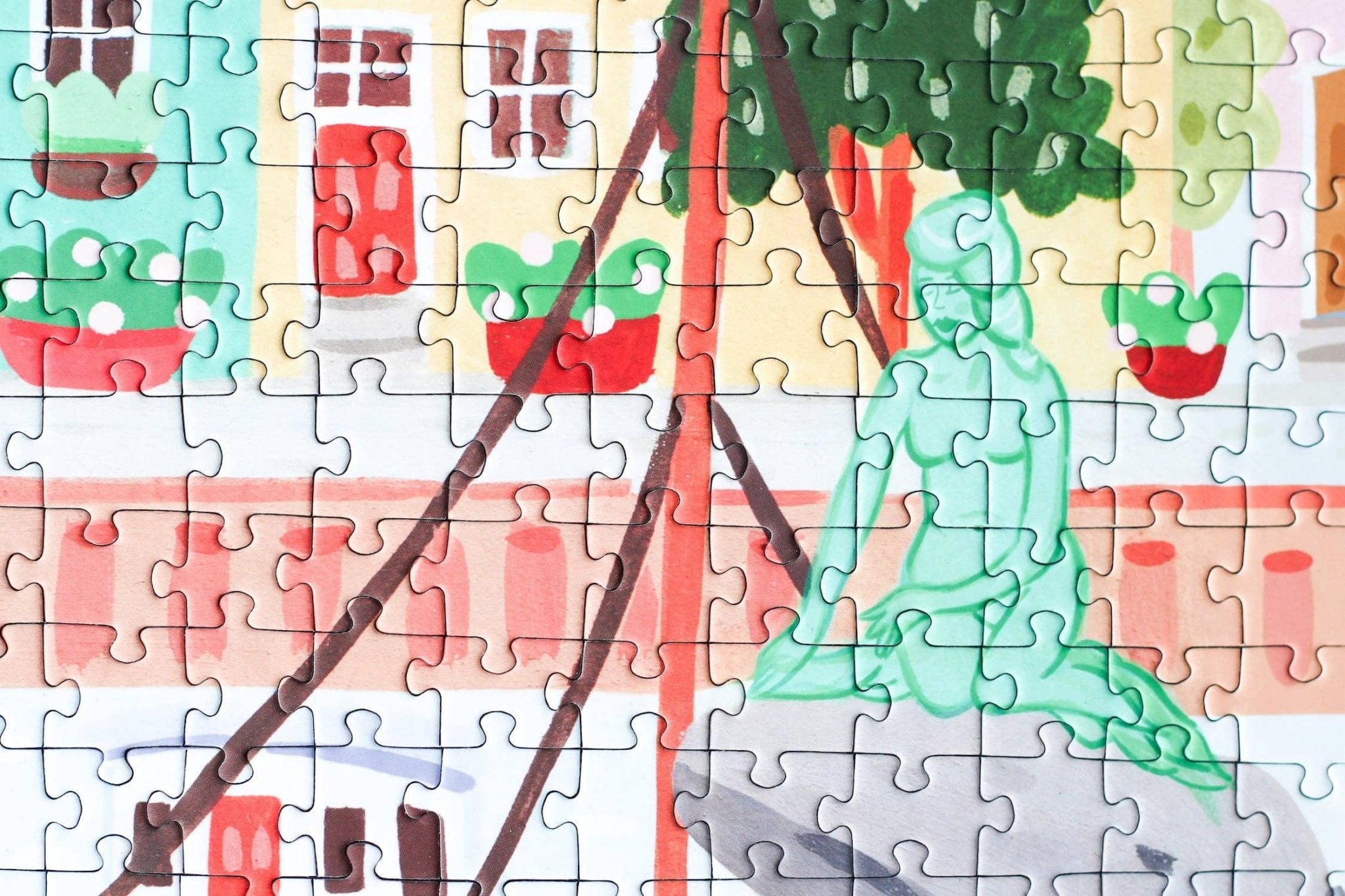 Piecely Puzzles - Puzzle (1000 Teile) • Copenhagen - ROSA ECK