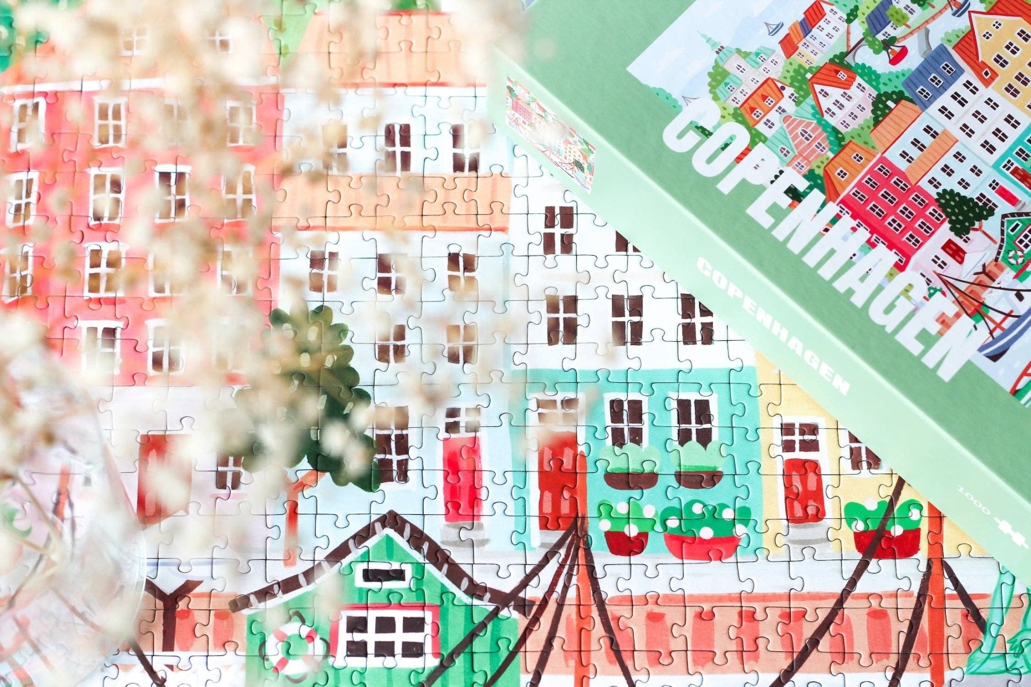 Piecely Puzzles - Puzzle (1000 Teile) • Copenhagen - ROSA ECK