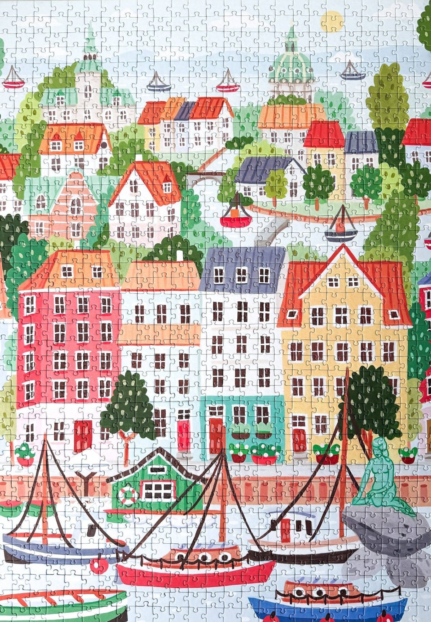 Piecely Puzzles - Puzzle (1000 Teile) • Copenhagen - ROSA ECK