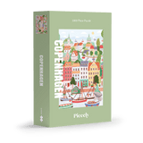 Piecely Puzzles - Puzzle (1000 Teile) • Copenhagen - ROSA ECK