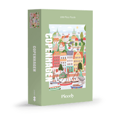 Piecely Puzzles - Puzzle (1000 Teile) • Copenhagen - ROSA ECK