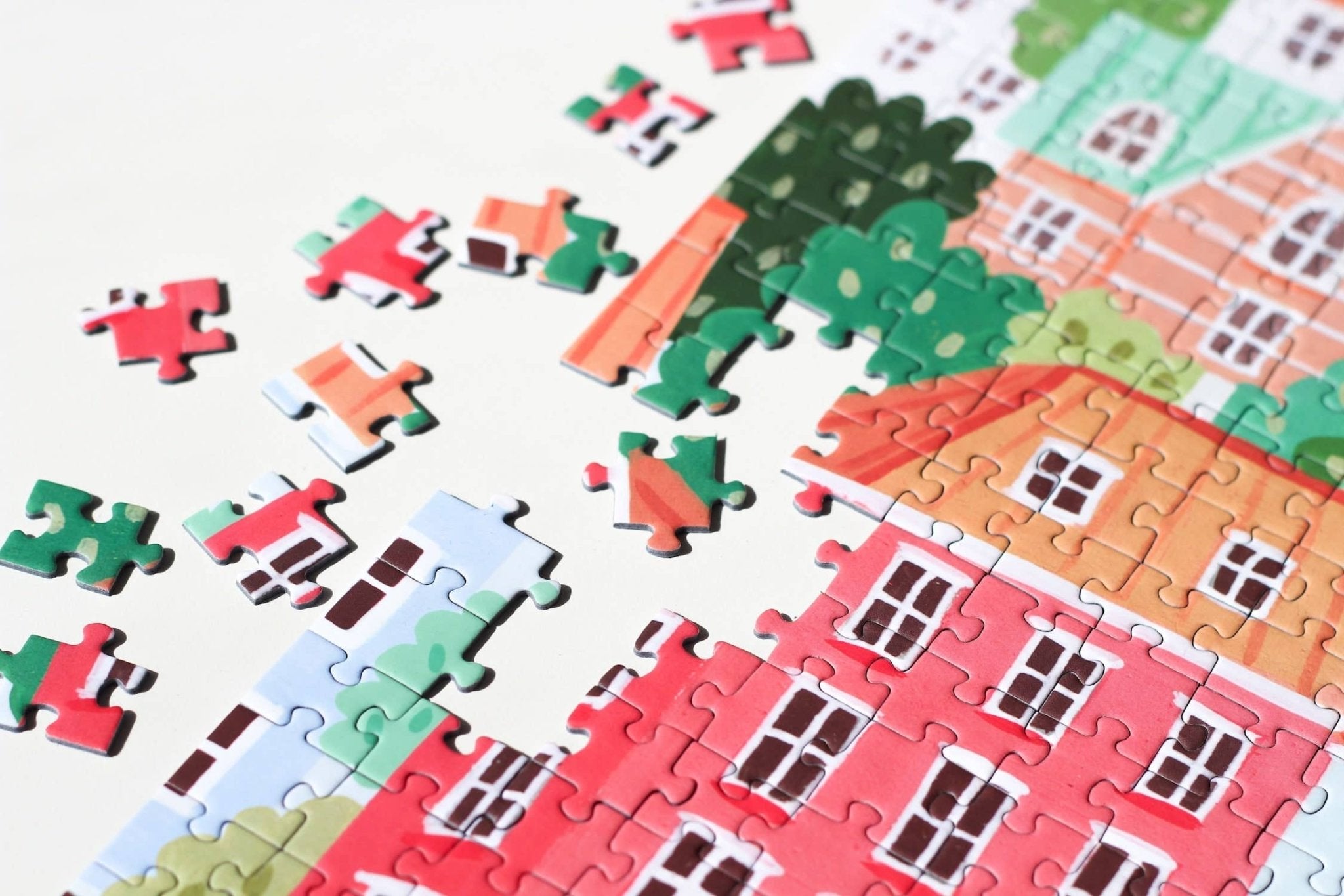 Piecely Puzzles - Puzzle (1000 Teile) • Copenhagen - ROSA ECK