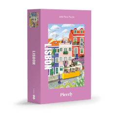 Piecely Puzzles - Puzzle (1000 Teile) • Lisbon - ROSA ECK