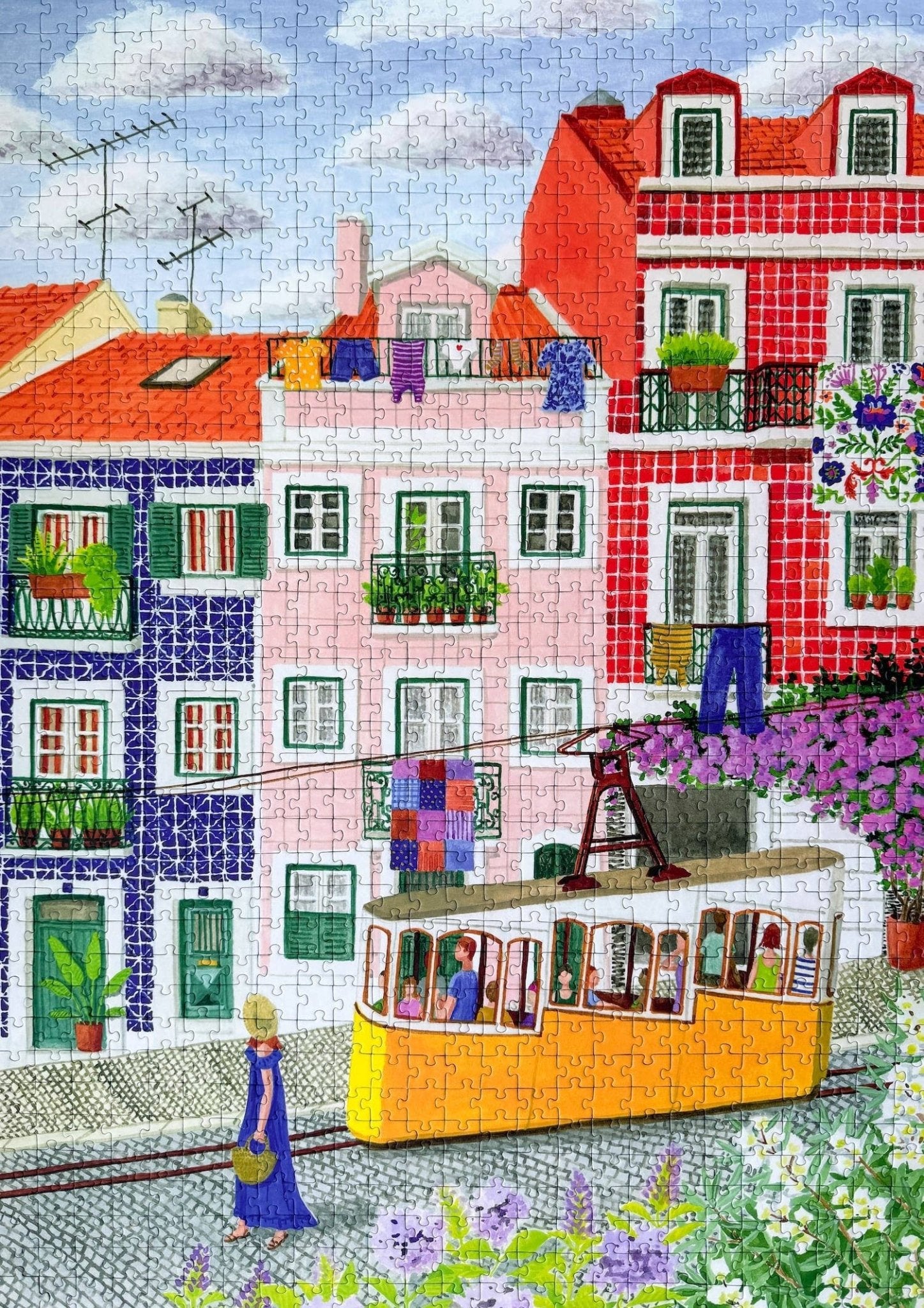 Piecely Puzzles - Puzzle (1000 Teile) • Lisbon - ROSA ECK