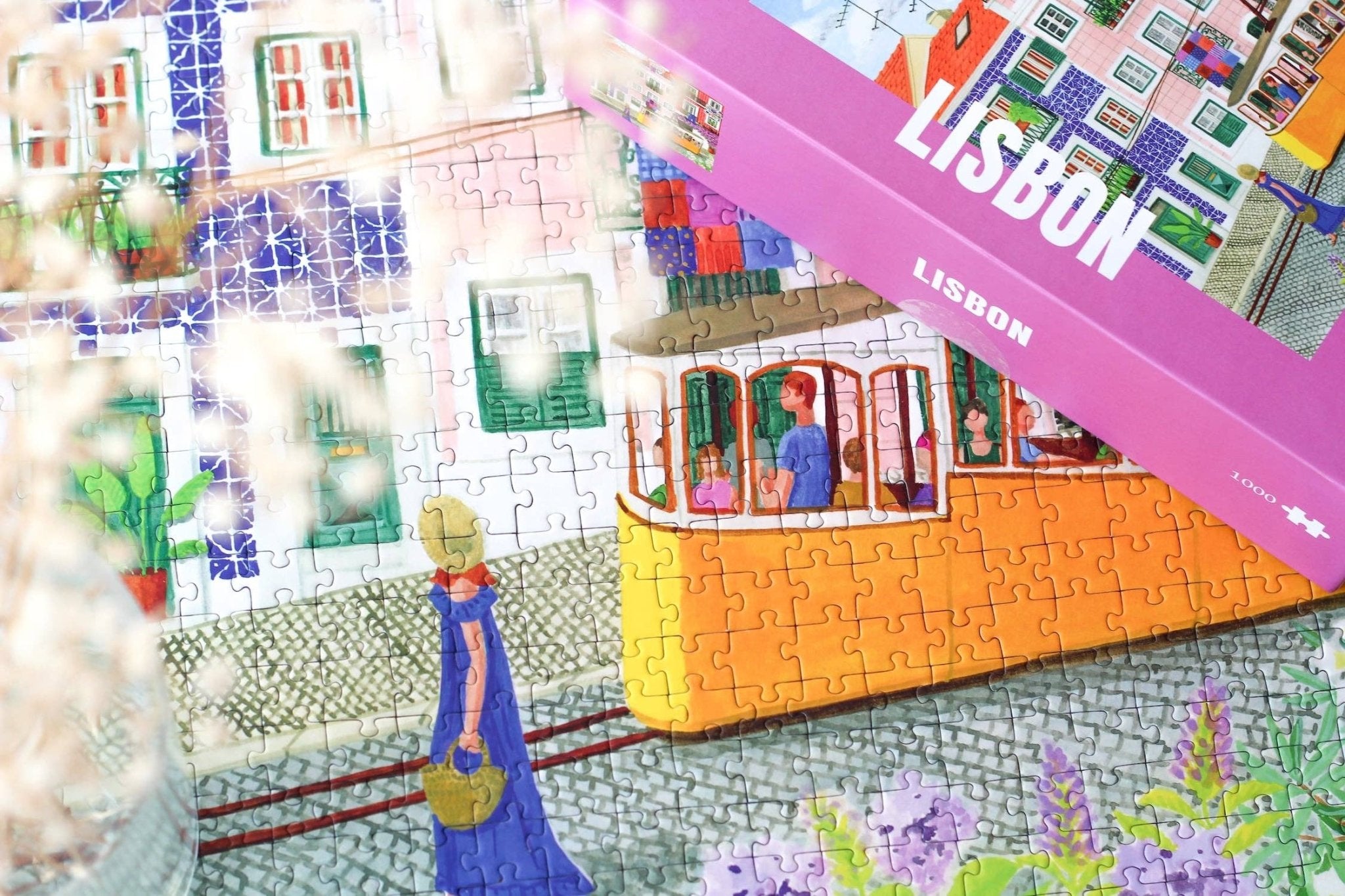 Piecely Puzzles - Puzzle (1000 Teile) • Lisbon - ROSA ECK