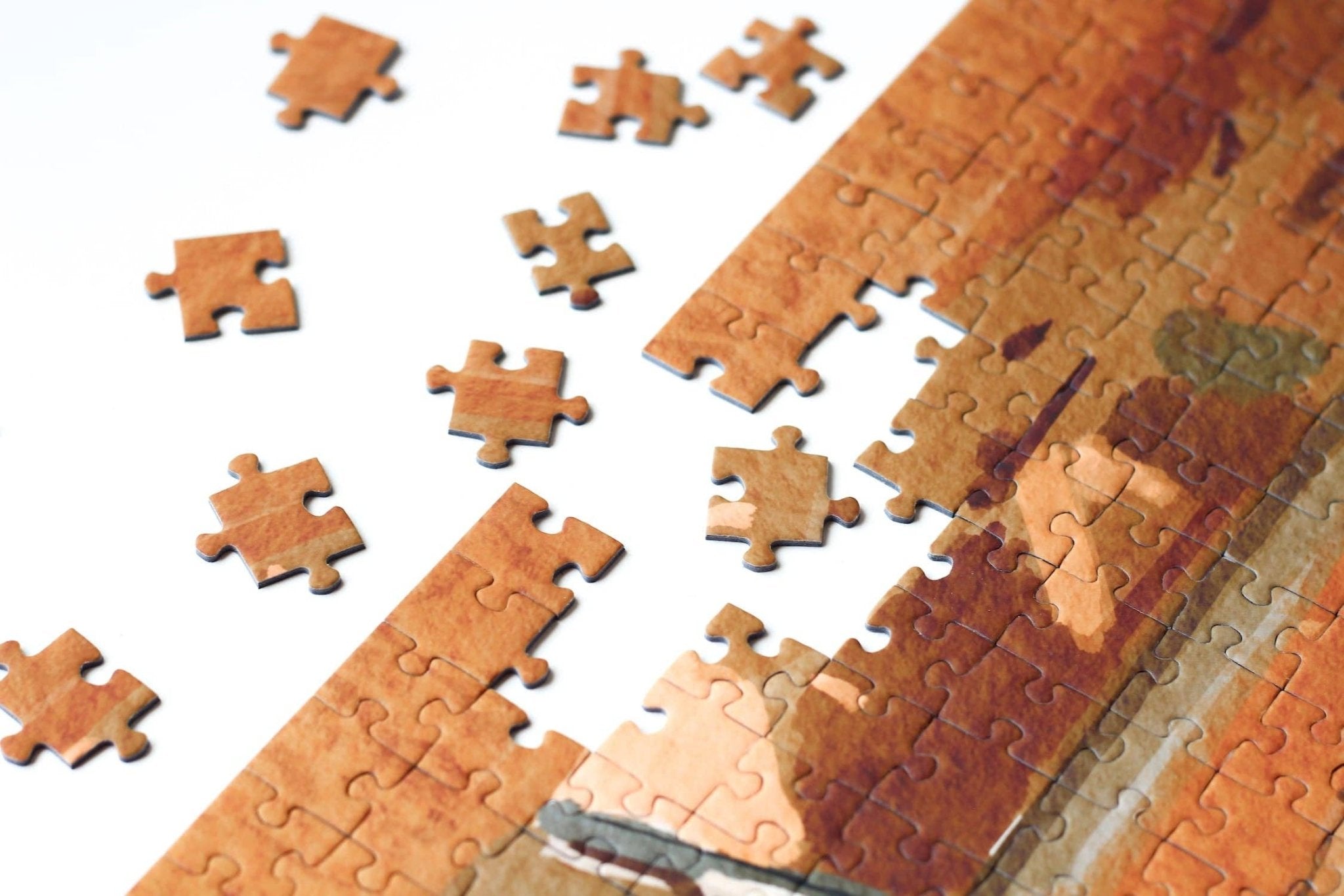 Piecely Puzzles - Puzzle (1000 Teile) • Menton, France - ROSA ECK
