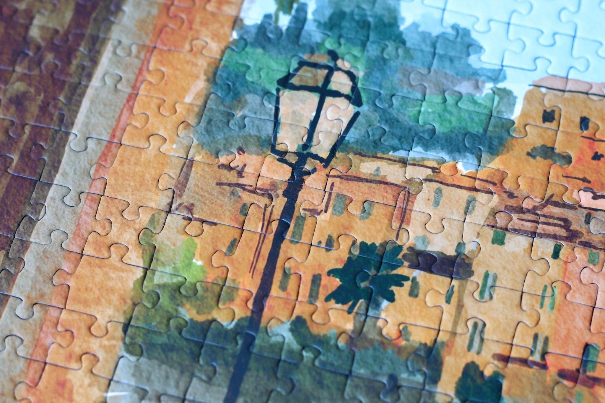 Piecely Puzzles - Puzzle (1000 Teile) • Menton, France - ROSA ECK