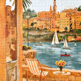 Piecely Puzzles - Puzzle (1000 Teile) • Menton, France - ROSA ECK