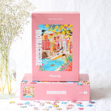 Piecely Puzzles - Puzzle (1000 Teile) • Riomaggiore - ROSA ECK