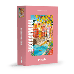 Piecely Puzzles - Puzzle (1000 Teile) • Riomaggiore - ROSA ECK