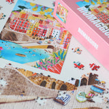 Piecely Puzzles - Puzzle (1000 Teile) • Riomaggiore - ROSA ECK