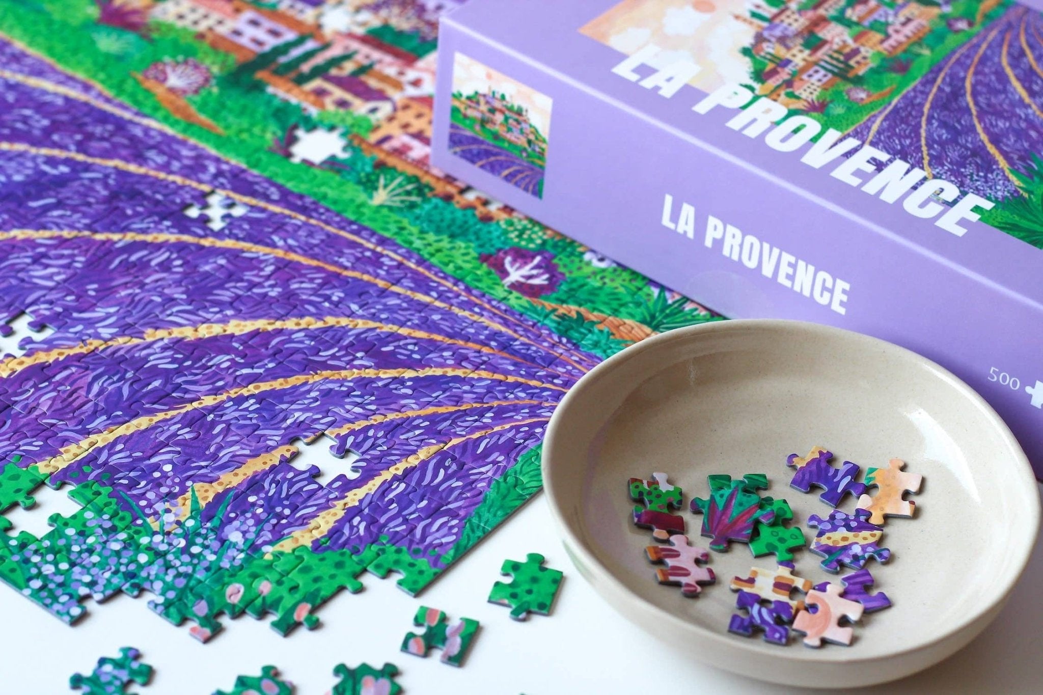 Piecely Puzzles - Puzzle (500 Teile) • La Provence - ROSA ECK