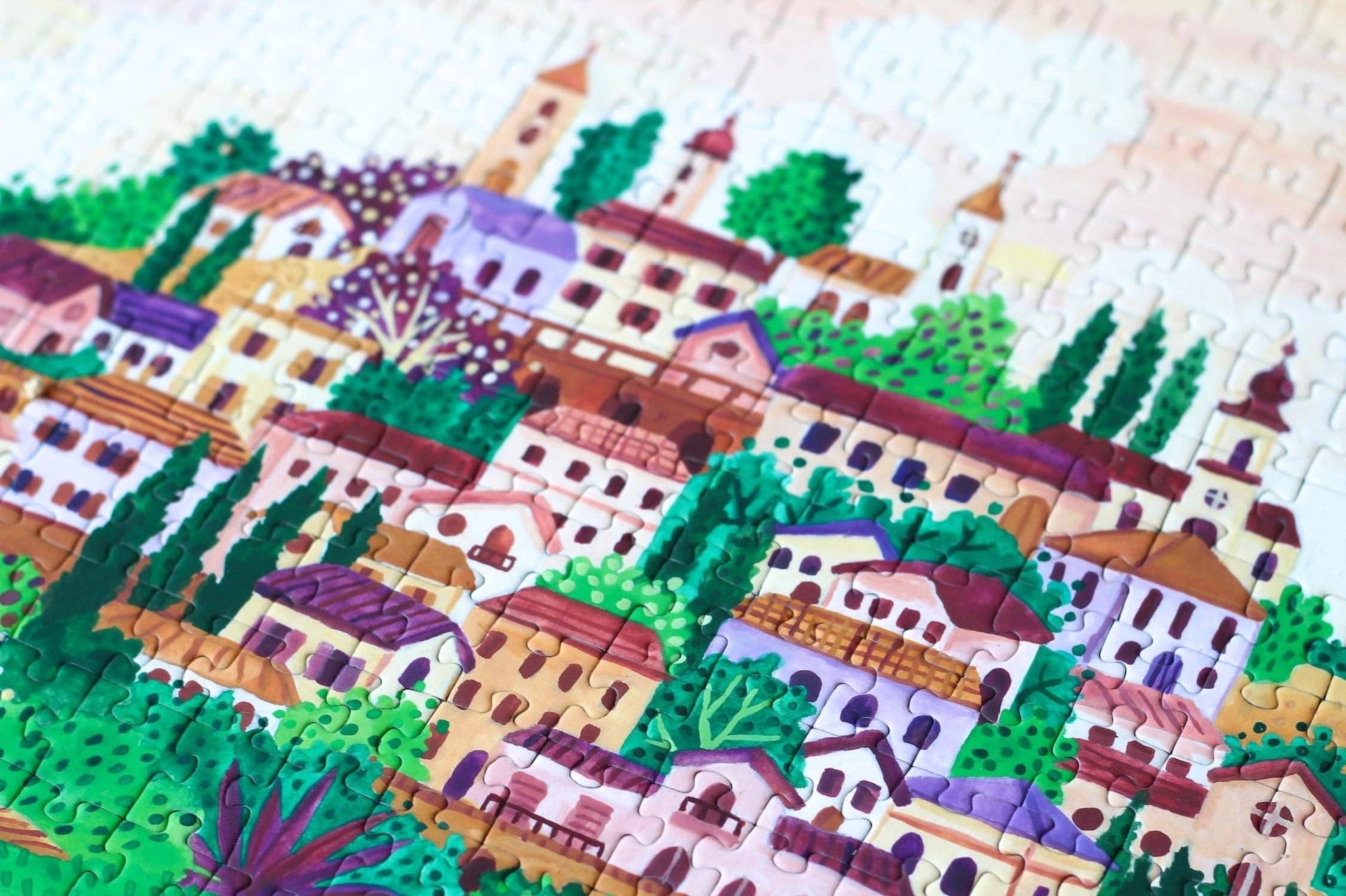Piecely Puzzles - Puzzle (500 Teile) • La Provence - ROSA ECK