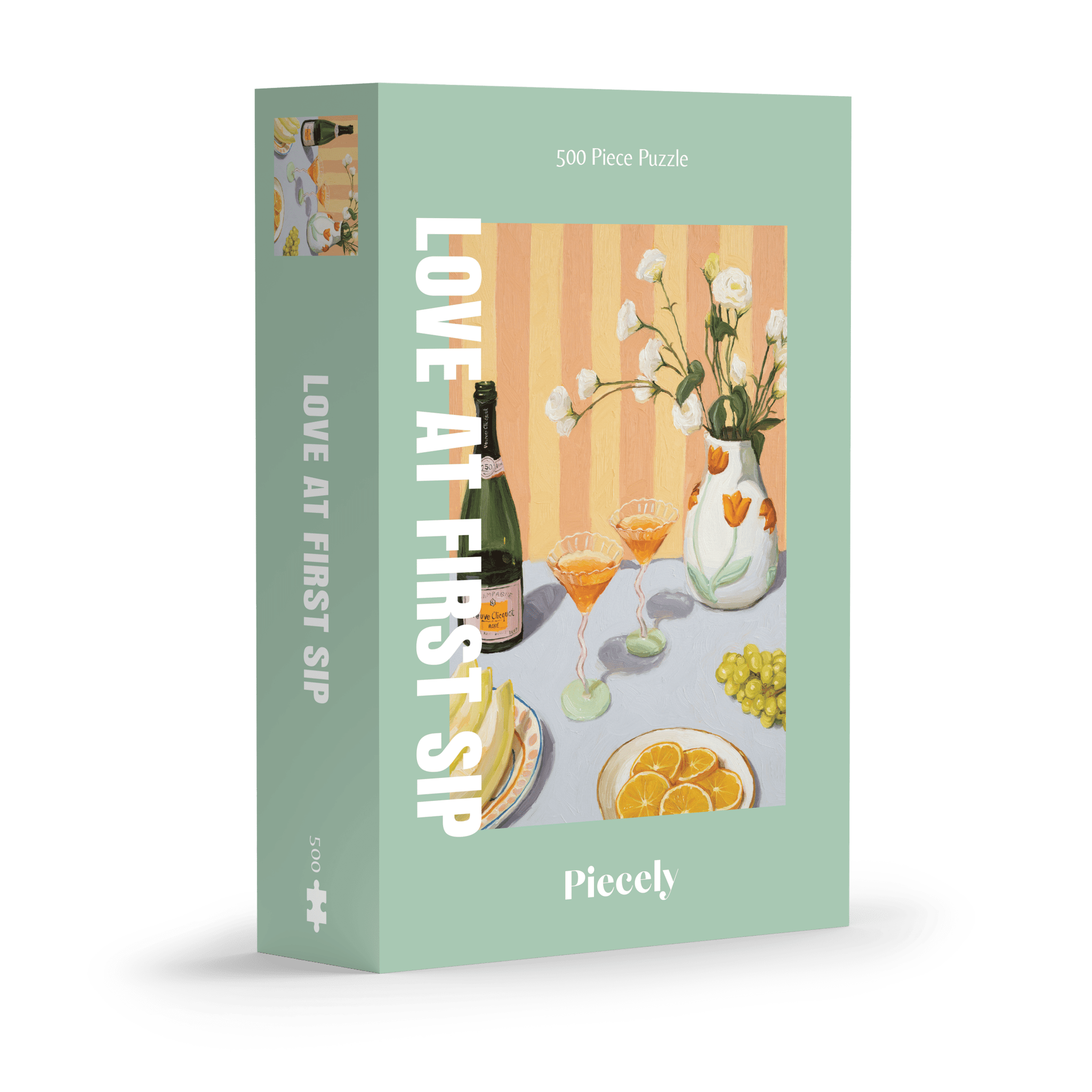 Piecely Puzzles - Puzzle (500 Teile) • Love at First Sip - ROSA ECK