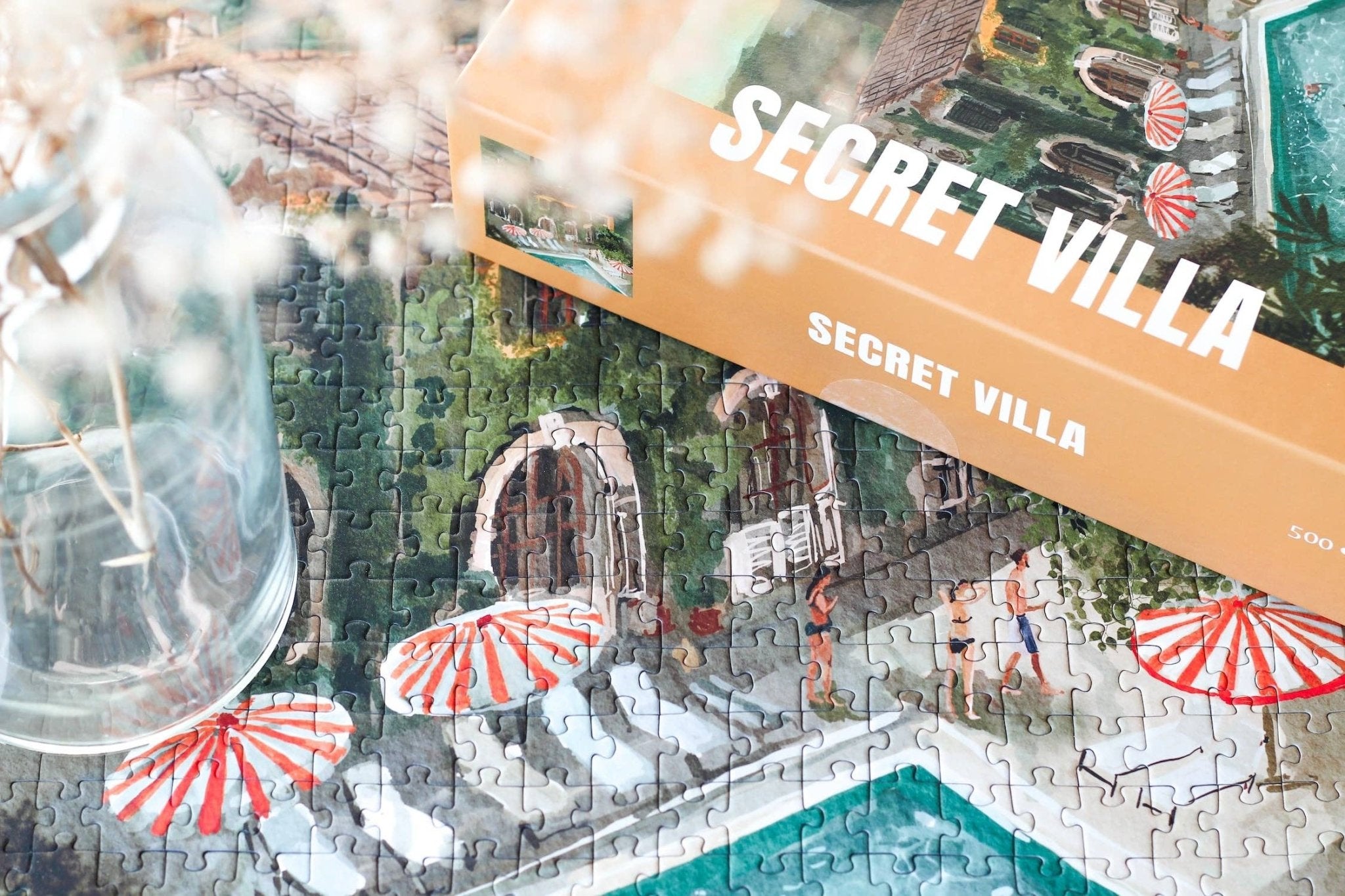 Piecely Puzzles - Puzzle (500 Teile) • Secret Villa - ROSA ECK