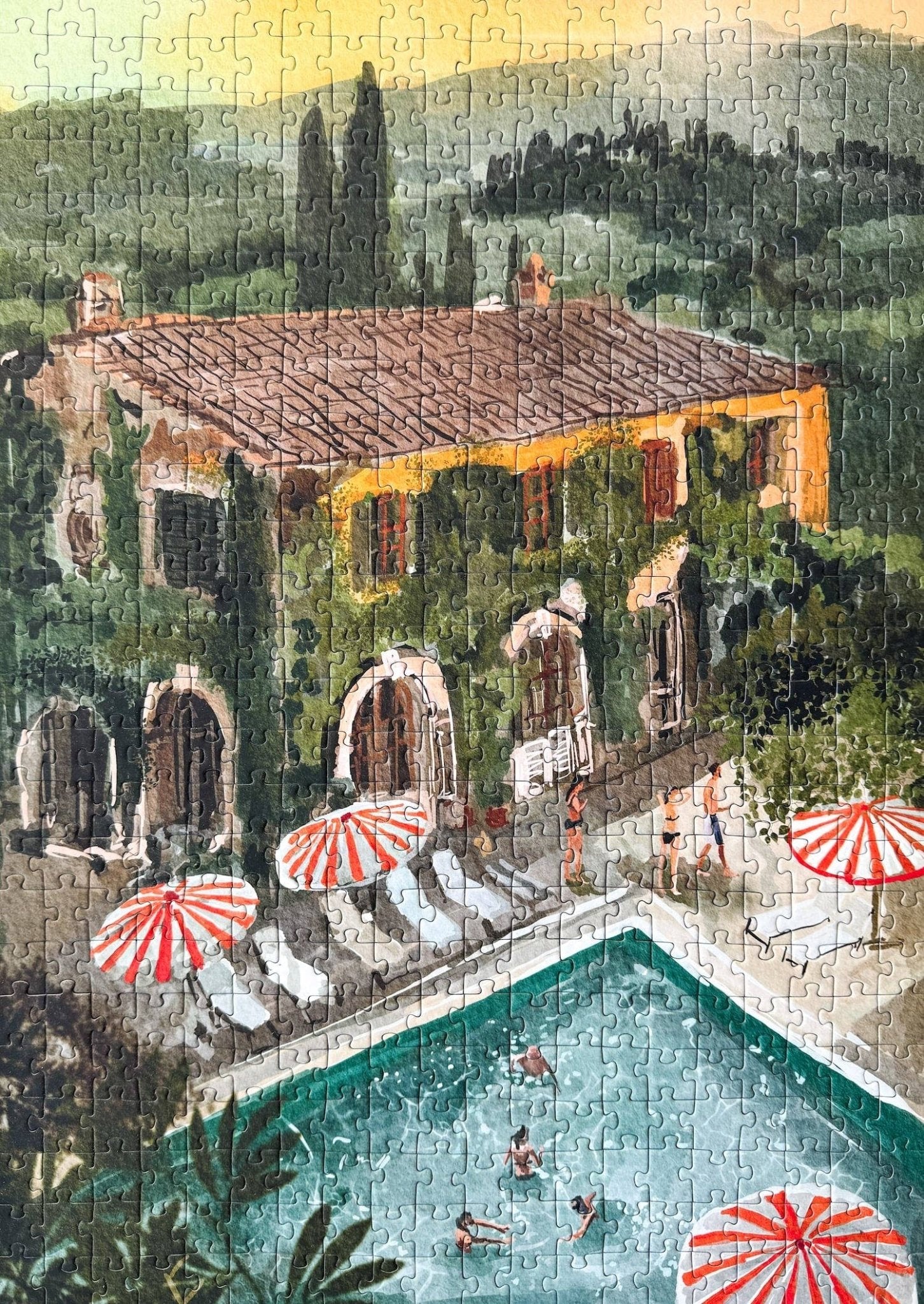 Piecely Puzzles - Puzzle (500 Teile) • Secret Villa - ROSA ECK