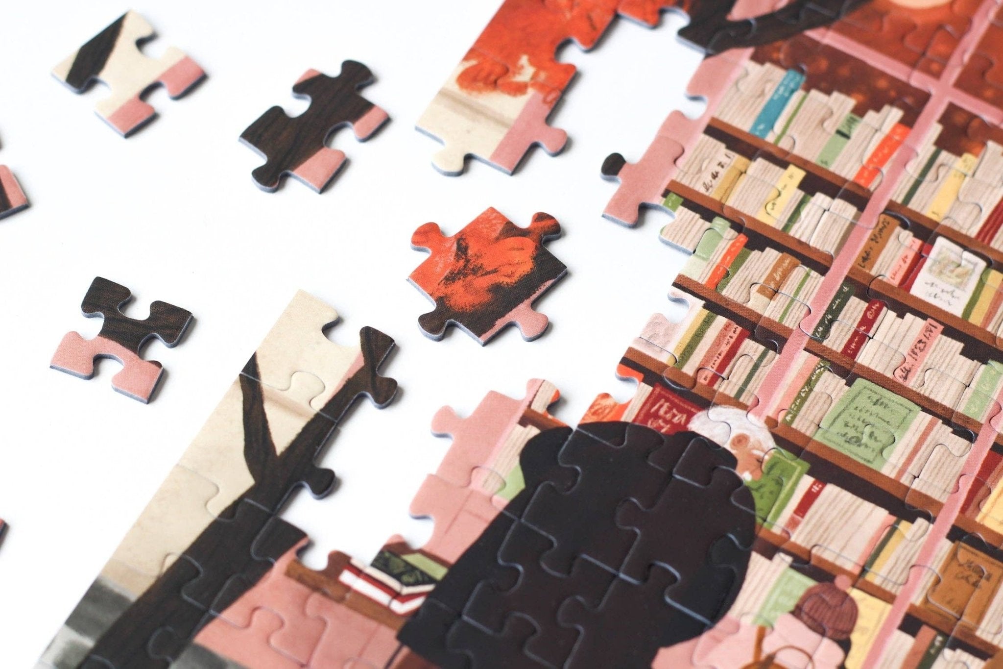 Piecely Puzzles - Puzzle (500 Teile) • The Bookstore - ROSA ECK