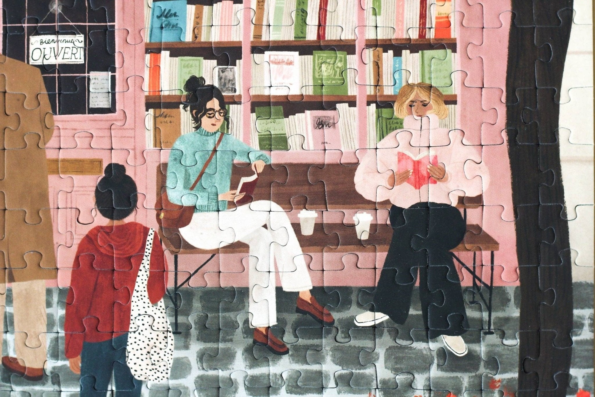 Piecely Puzzles - Puzzle (500 Teile) • The Bookstore - ROSA ECK