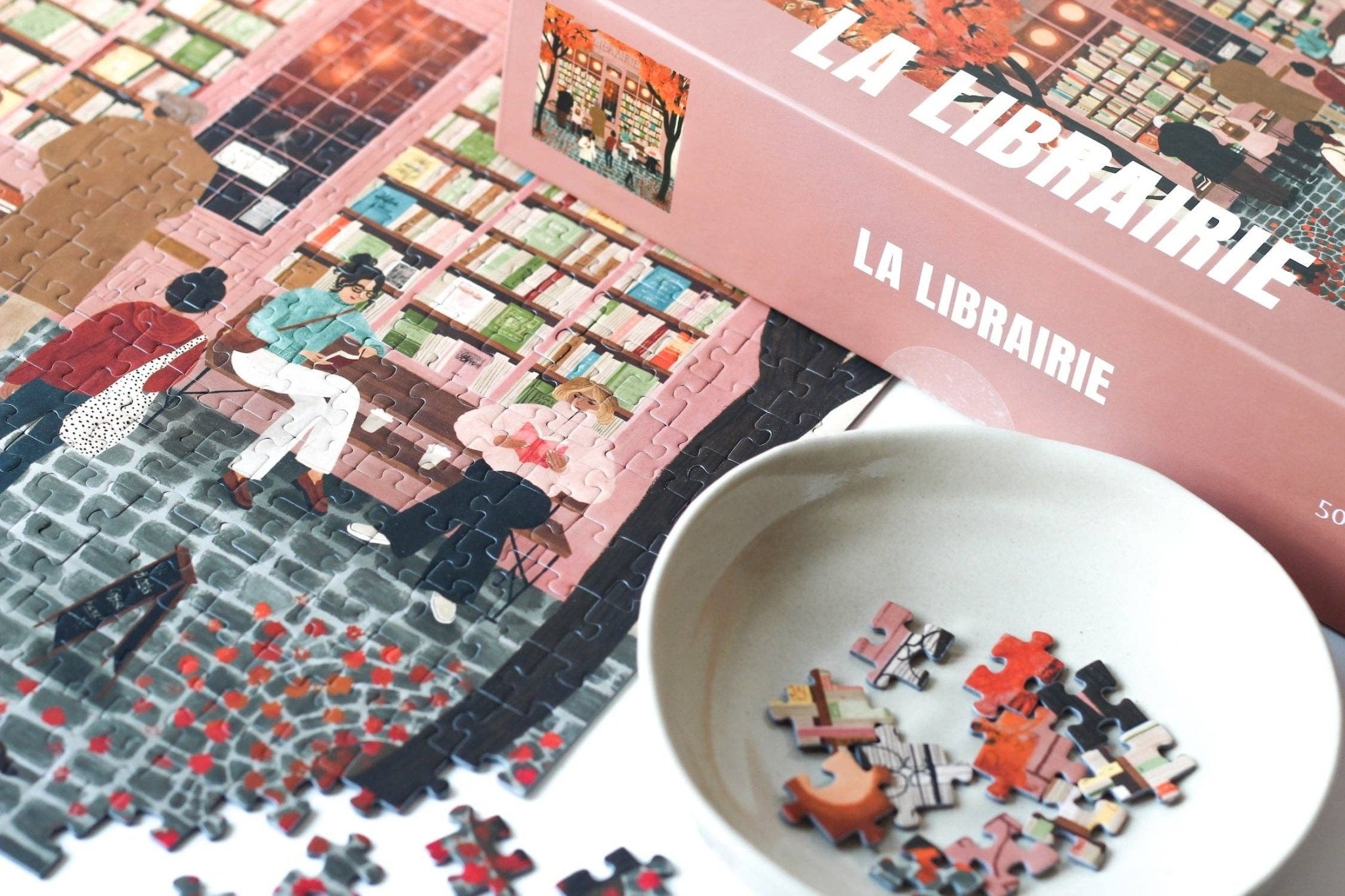 Piecely Puzzles - Puzzle (500 Teile) • The Bookstore - ROSA ECK