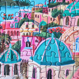 Piecely Puzzles - SANTORINI SUN Mini - Puzzle - ROSA ECK - , ,