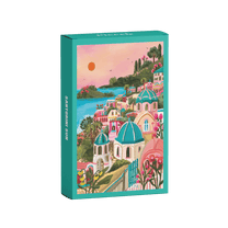 Piecely Puzzles - SANTORINI SUN Mini - Puzzle - ROSA ECK - , ,