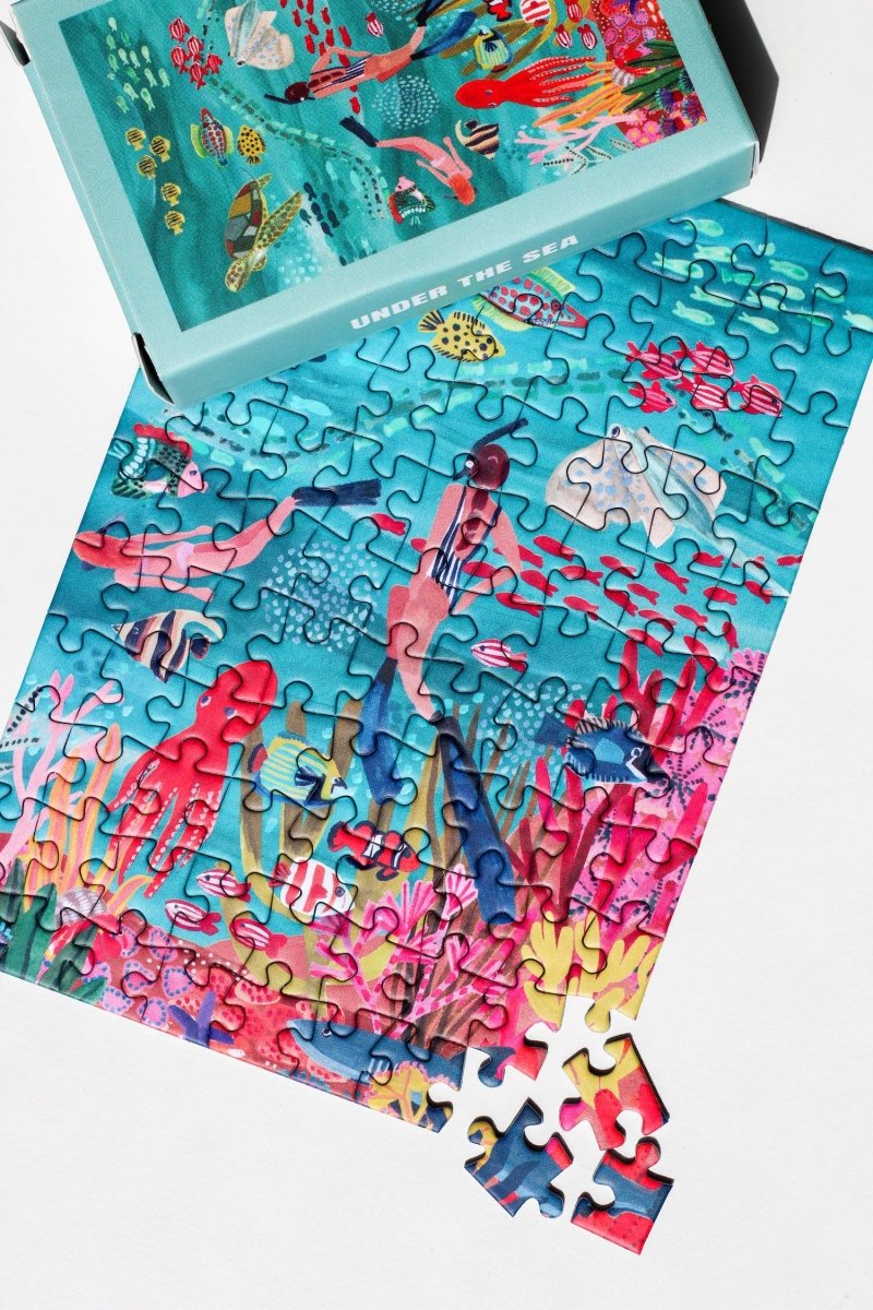 Piecely Puzzles - UNDER THE SEA Mini - Puzzle - ROSA ECK - , ,