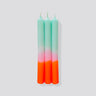 Pink Stories - DIP DYE NEON * Kerzen 3er - Set | Spring Sorbet - ROSA ECK - , ,