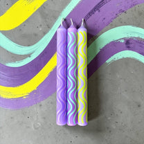 Pink Stories - GRAPHIC LIGHTS * Kerzen 3er-Set • Curves 305 - ROSA ECK