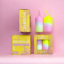 Pink Stories - RAINBOW STUDIO * Kerzen 2er - Set | Scenic - ROSA ECK - , ,