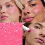 PURE U. Blush Balm Refill Pink Pop – Farbe und Textur auf der Haut