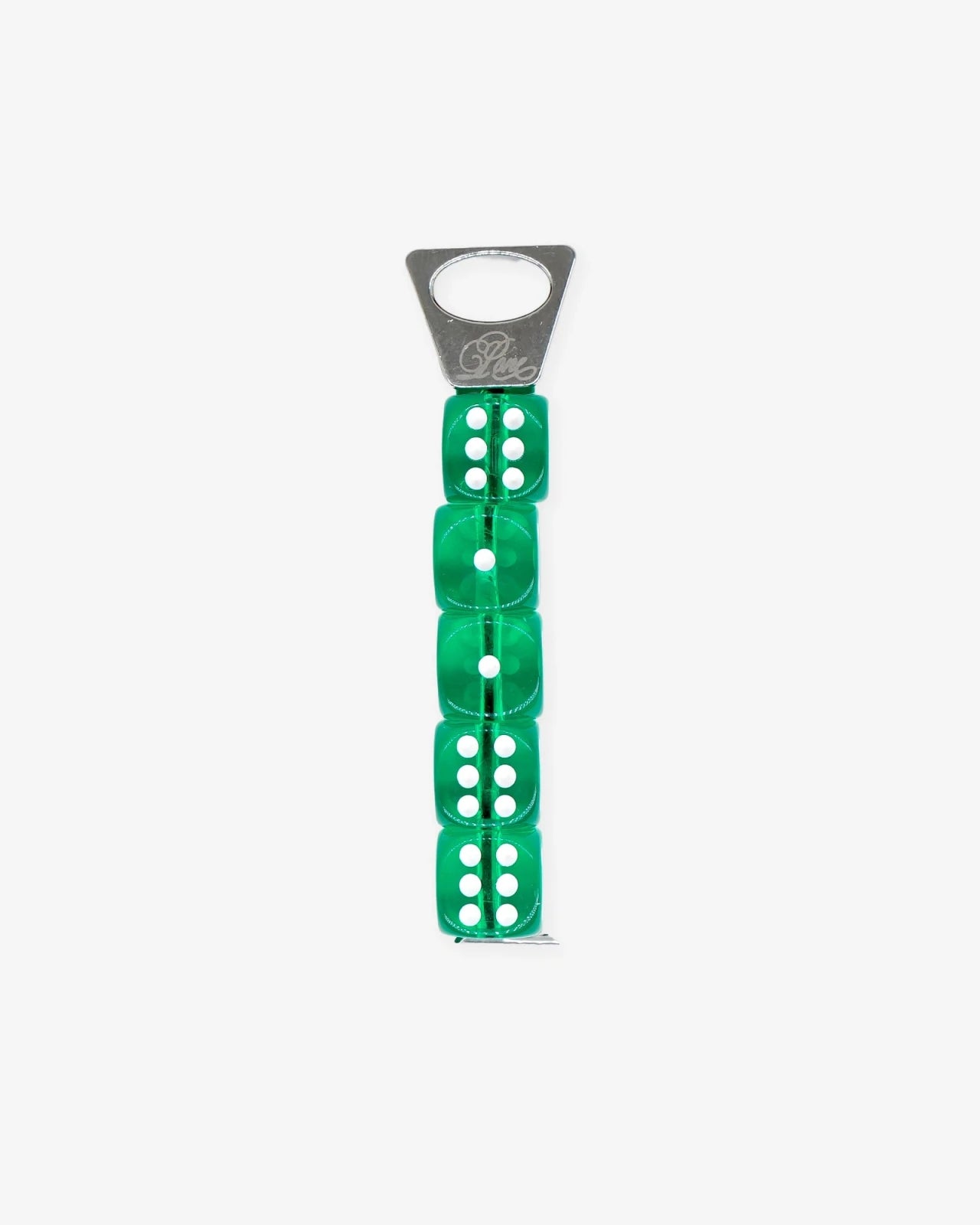 PONE - Schlüsselanhänger mit 5 Würfeln • Green - ROSA ECK