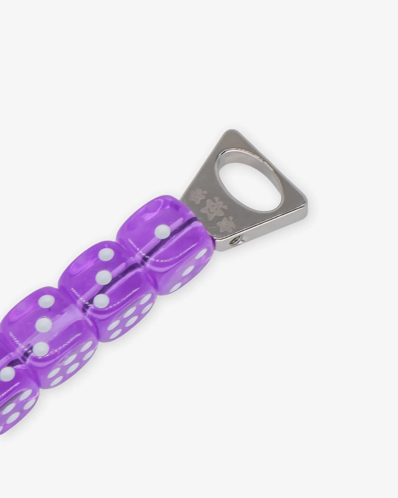PONE - Schlüsselanhänger mit 5 Würfeln • Purple - ROSA ECK