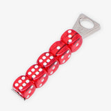 PONE - Schlüsselanhänger mit 5 Würfeln • Red - ROSA ECK