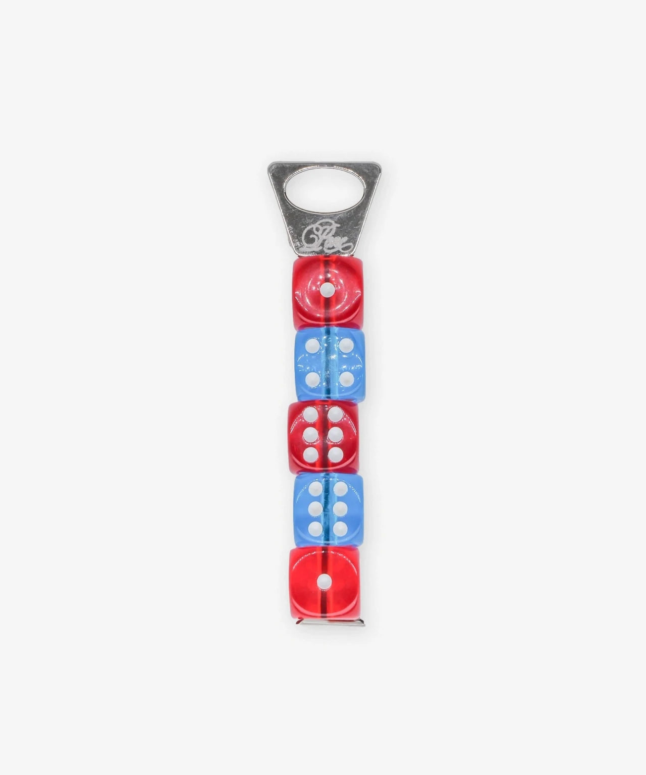 PONE - Schlüsselanhänger mit 5 Würfeln • Red/Blue - ROSA ECK