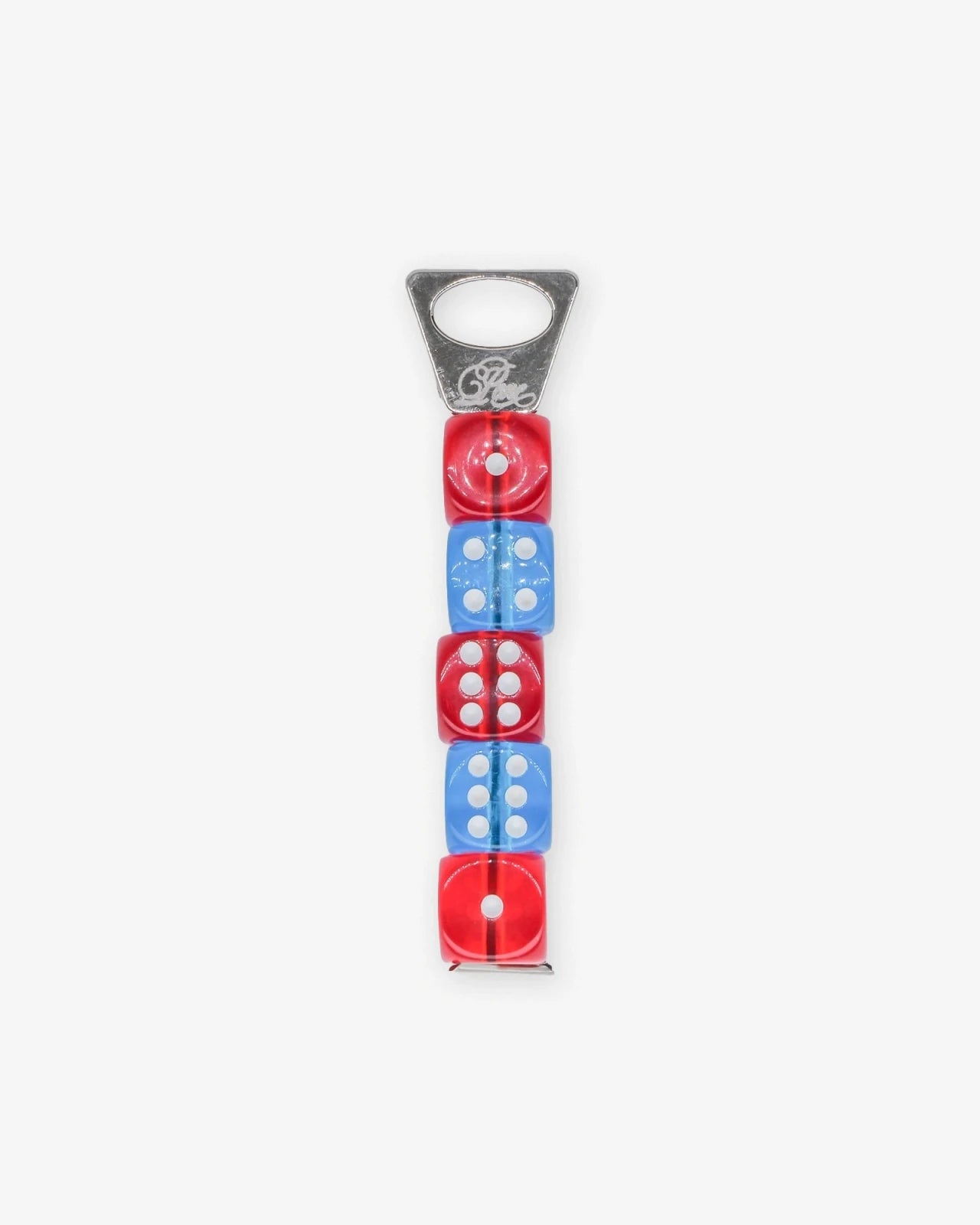 PONE - Schlüsselanhänger mit 5 Würfeln • Red/Blue - ROSA ECK