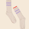 Popeia - Dünne Stricksocken aus Wolle • Ecru - Socken - ROSA ECK