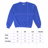 popeia - KINDNESS Sweater aus Bio - Baumwolle | Royal Blue - ROSA ECK - Blau, ,