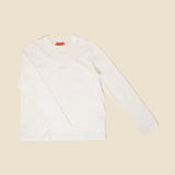popeia - Langarmshirt aus Bio - Baumwolle | Off - White - Langarmshirt - ROSA ECK Concept Store