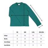 popeia - Langarmshirt Gestreift aus Bio - Baumwolle • College Grün - Langarmshirt - ROSA ECK