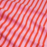 popeia - Poloshirt Gestreift aus Bio - Baumwolle • Pink/Rot - Poloshirt - ROSA ECK