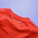 popeia - T-Shirt aus Bio - Baumwolle • Rot - T-Shirt - ROSA ECK Concept Store