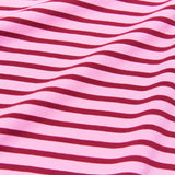 Gestreiftes T-Shirt in Pink und Dunkelrot – Ansicht 7