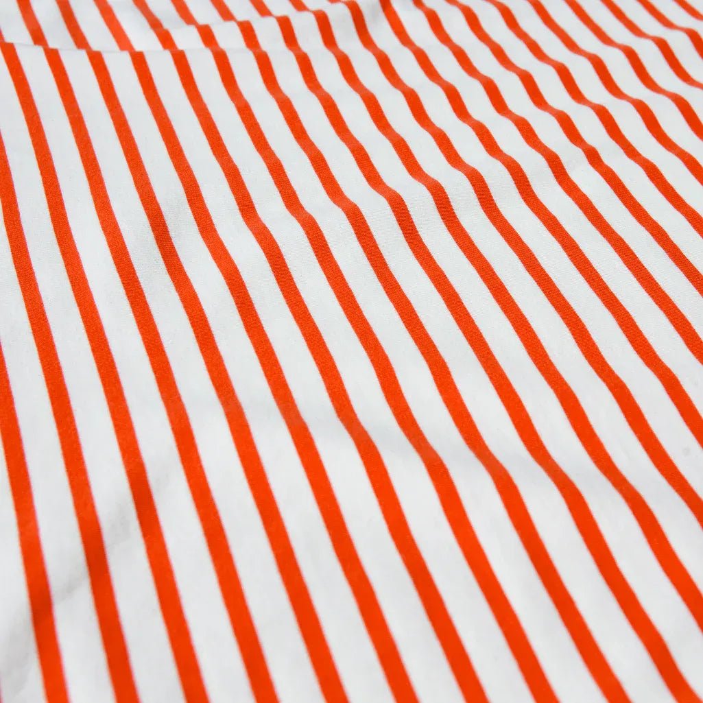 popeia - T-Shirt Gestreift aus Bio - Baumwolle | Popeia Rot/Off - White - T-Shirt - ROSA ECK Concept Store