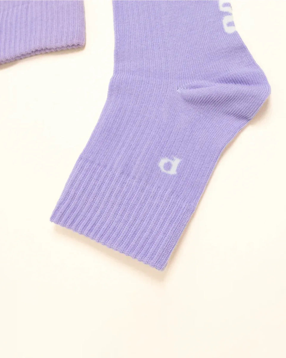 popeia - THE CASUAL Ankle Socken aus Bio - Baumwolle • Lila - Socken - ROSA ECK Concept Store
