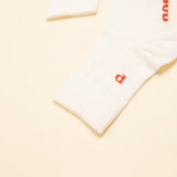 popeia - THE CASUAL Ankle Socken aus Bio - Baumwolle • Off - White - Socken - ROSA ECK Concept Store