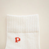 popeia - THE CASUAL Ankle Socken aus Bio - Baumwolle • Off - White - Socken - ROSA ECK Concept Store