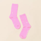 popeia - THE CASUAL Socken aus Bio - Baumwolle • Pink - ROSA ECK